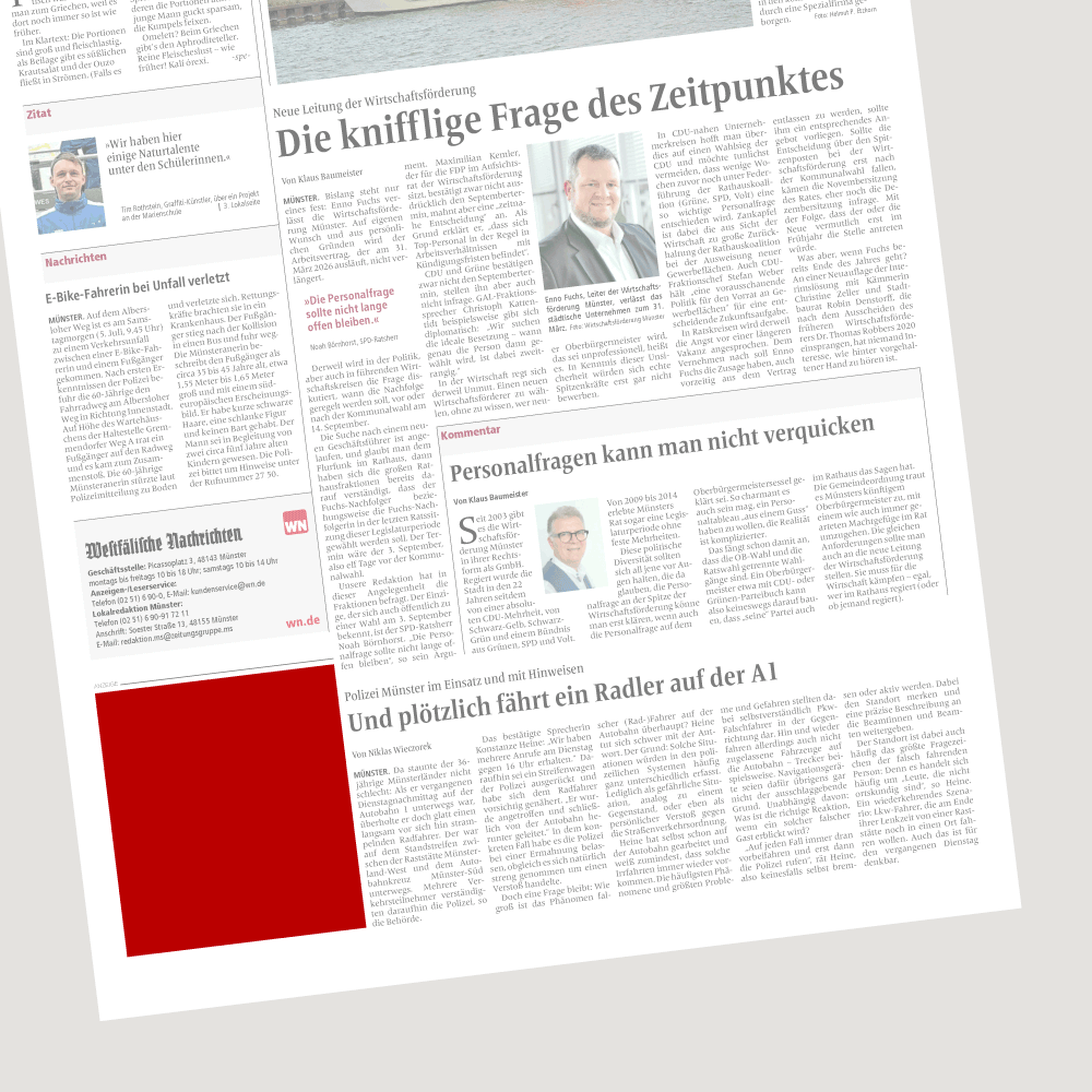 alt="Anzeige im Lokalteil der Tageszeitung – direkt bei Ihrer Zielgruppe"